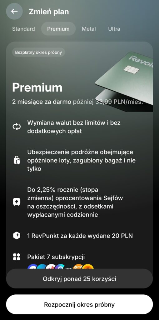 free revolut premium