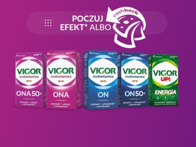 darmowe suplementy od vigor w promocji cashback