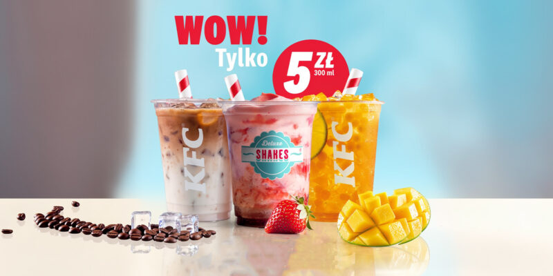 kfc shake bubble tea za 5 zł